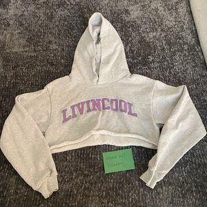 Livin’ Cool cropped hoodie- bought from Maddie Ziegler